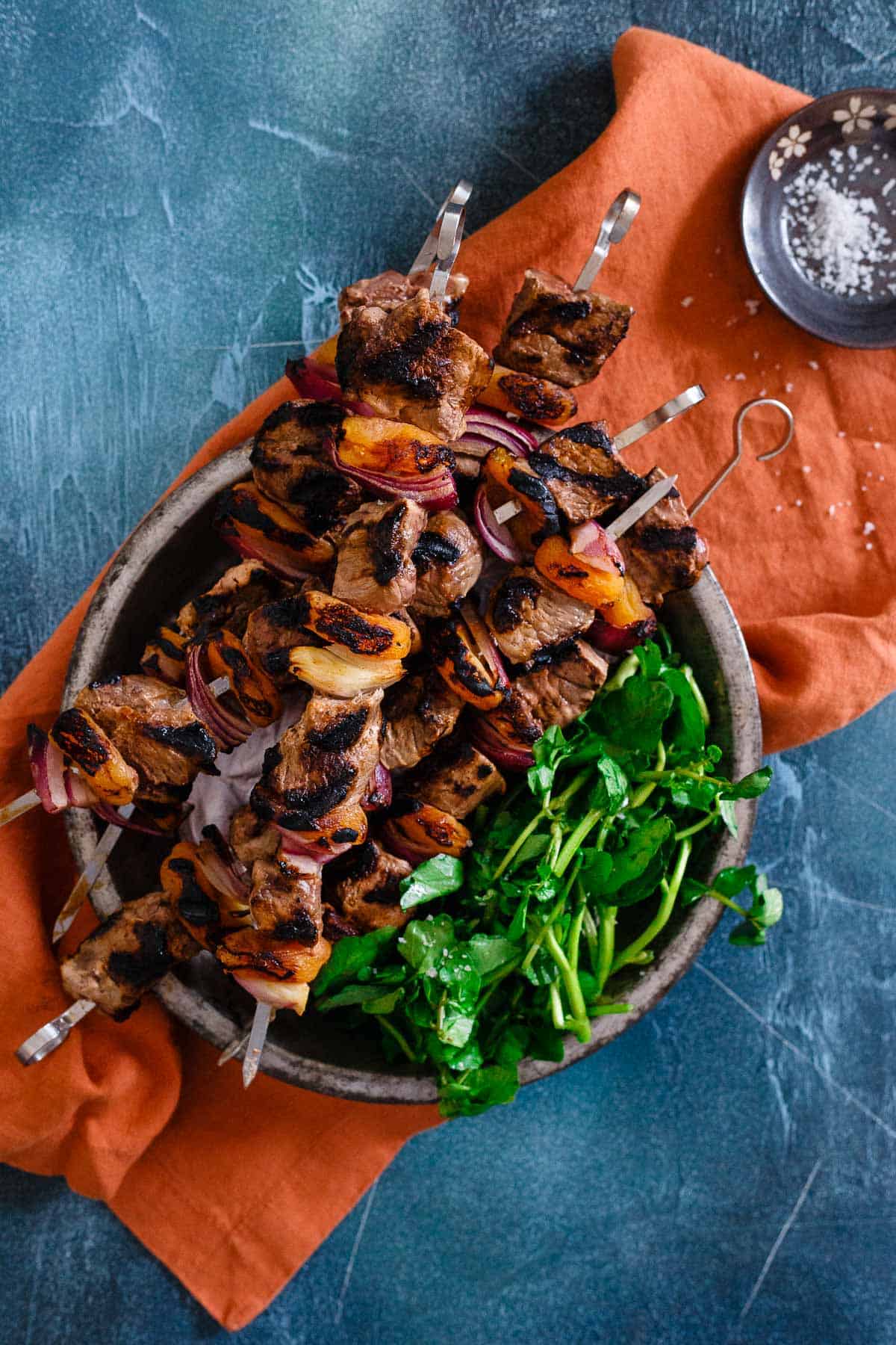 These lamb and apricot kebabs are perfect for spring grilling. A meal that tastes special but incredibly simple to make!