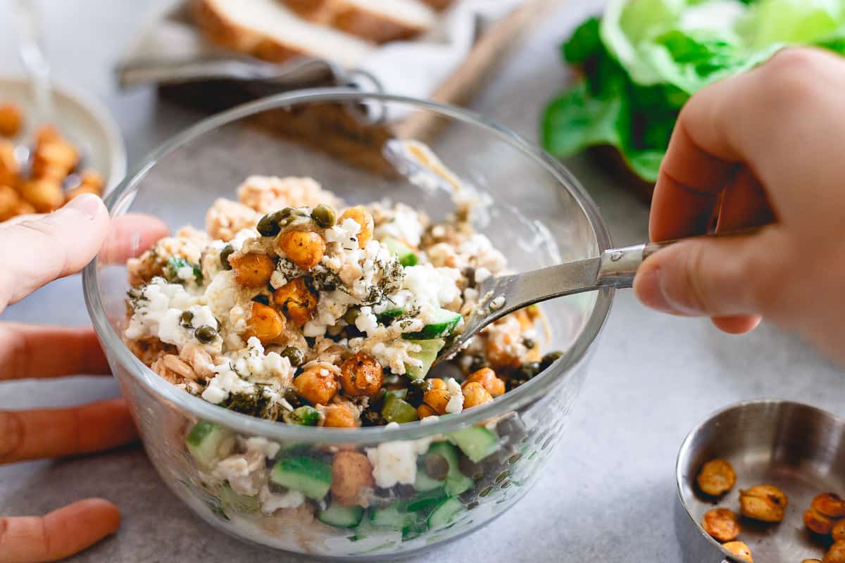 This salmon salad is packed with flavor, texture and nutrition. Ready in just 15 minutes!