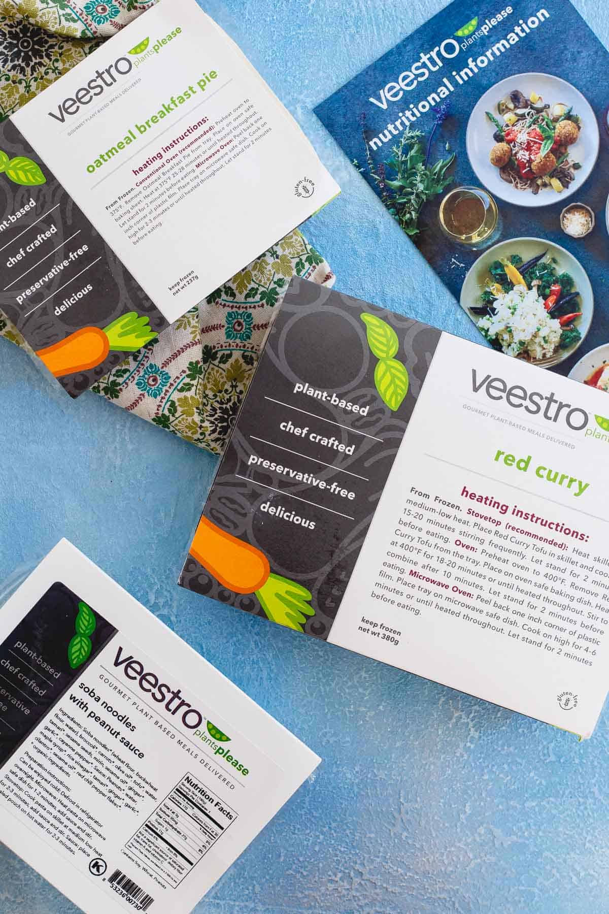 Veestro plant based meal delivery service provides pre-made meals ready to heat up and enjoy!