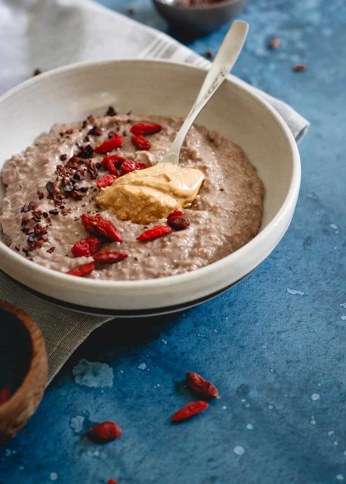 Chocolate Protein Oat Bran is the perfect balance of carbohydrates and protein to refuel after your workout.