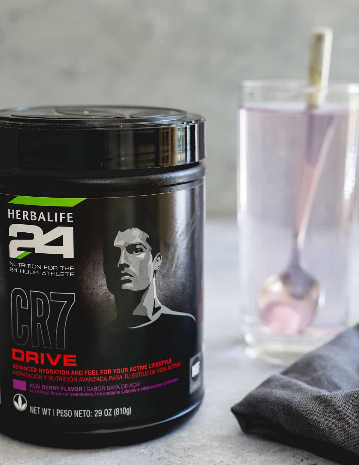 Herbalife's CR7 Drive is a great hydration option for athletes with a blend of electrolytes, carbohydrates and vitamins.