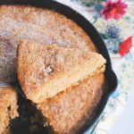 If you're looking for a simple fall dessert that can even pass as a snack, this applesauce raisin skillet cake recipe is for you. It's quintessential fall deliciousness!