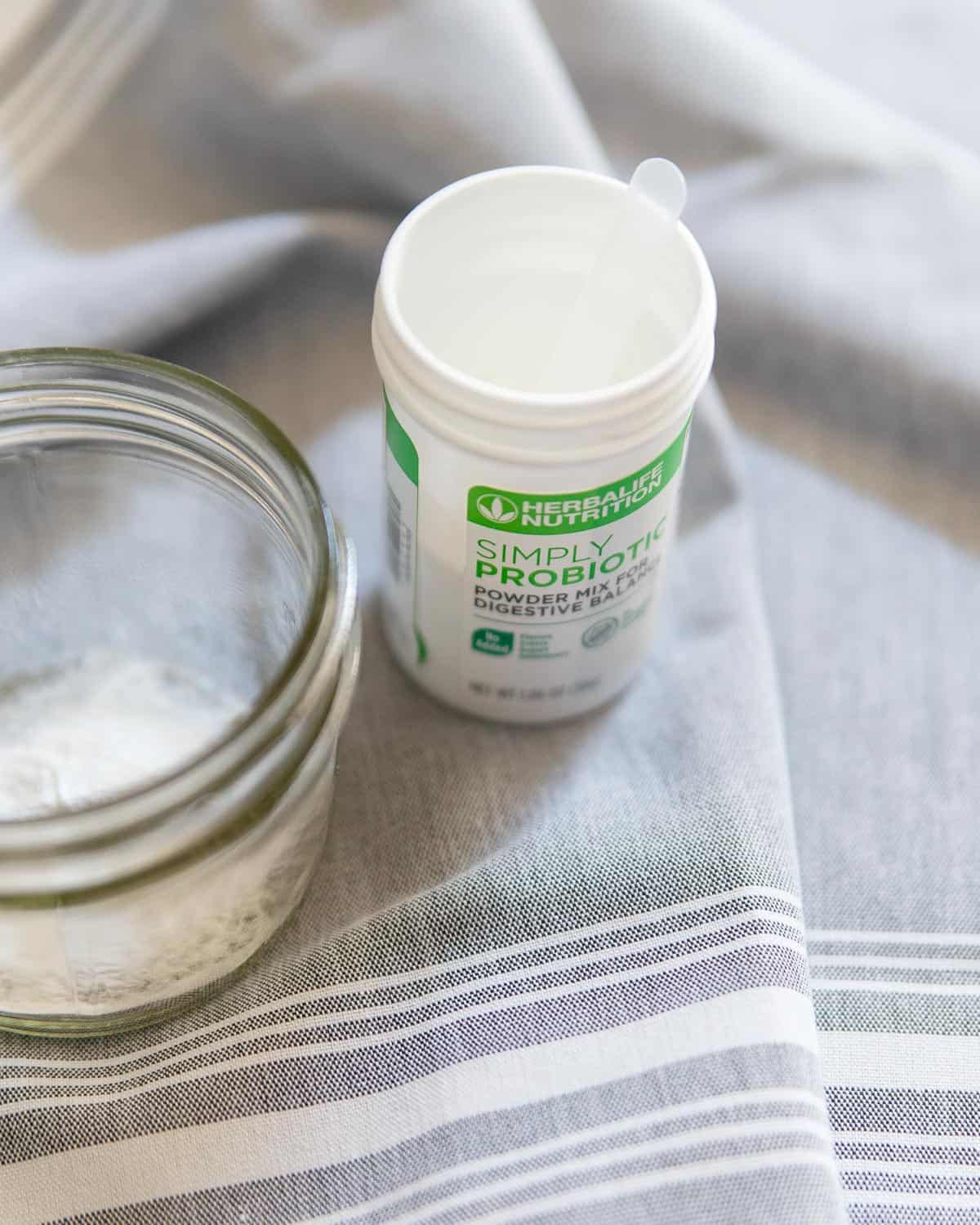 Simply Probiotic by Herbalife Nutrition is a great supplement easily added to drinks or food to help keep your gut happy and healthy.