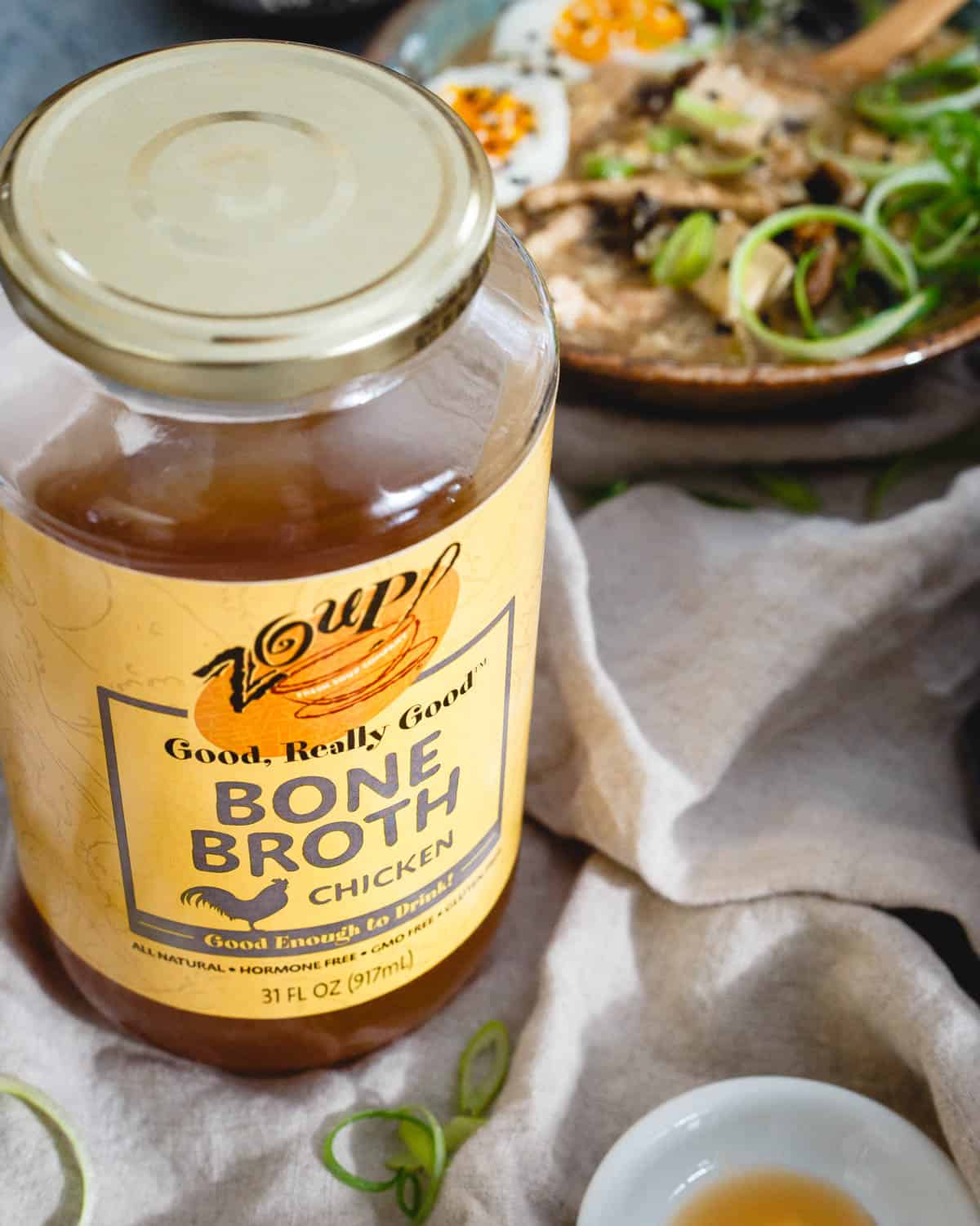 Good soup starts with good broth. Zoup! chicken bone broth brings a deep, delicious flavor base to this hot and sour egg drop soup.