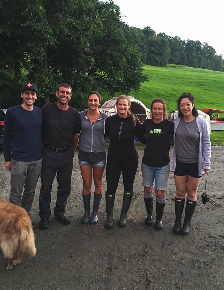 Richardson Farm in Hartland, VT with owners Amy and Scott.