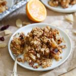 Ginger pear quince crisp.