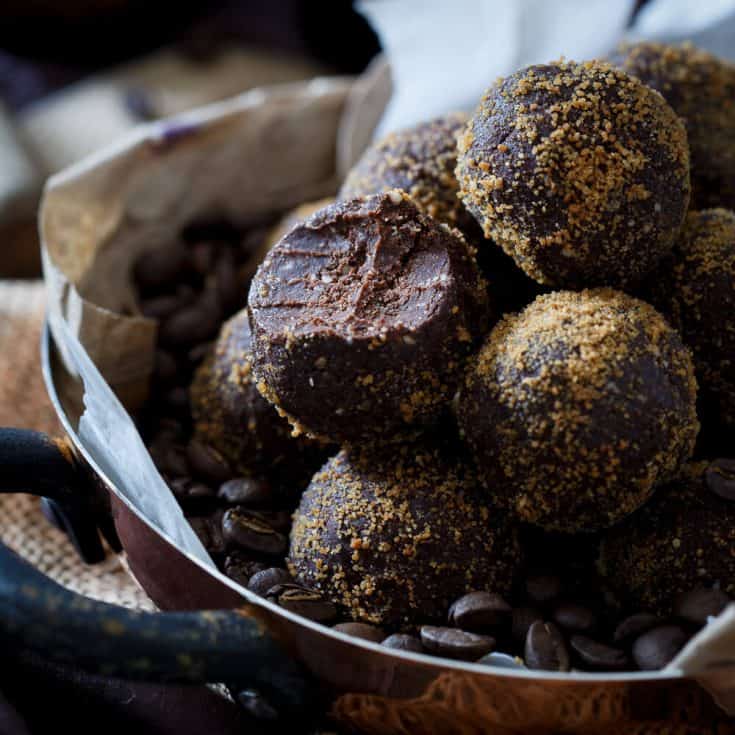 Dark Chocolate Kahlua Coffee Bites