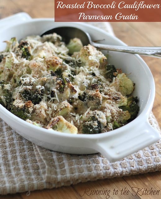 Broccoli Cauliflower Gratin Running to the Kitchen®