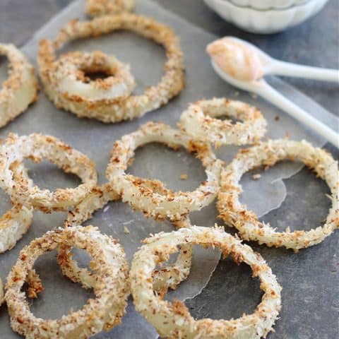 Coconut Baked Onion Rings
