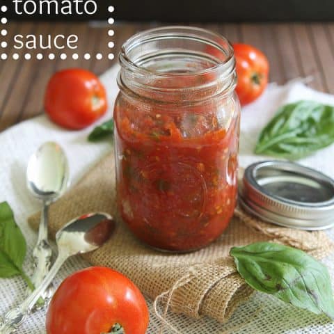 20 Minute Tomato Sauce