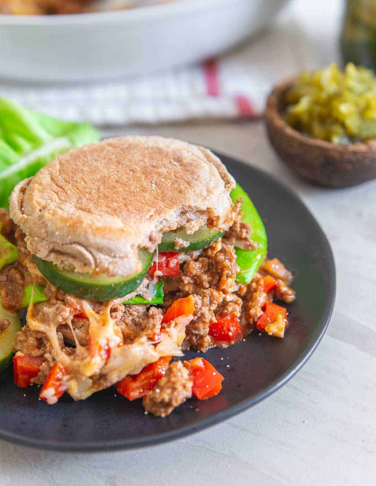 These Healthy Sloppy Joes are made with lean ground beef, low-sugar ketchup and BBQ sauce and low-fat cheese. The indulgent recipe you crave without the guilt.