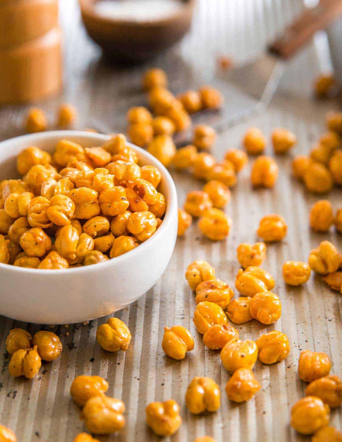 Use this simple method and learn how to make roasted chickpeas perfectly every time.