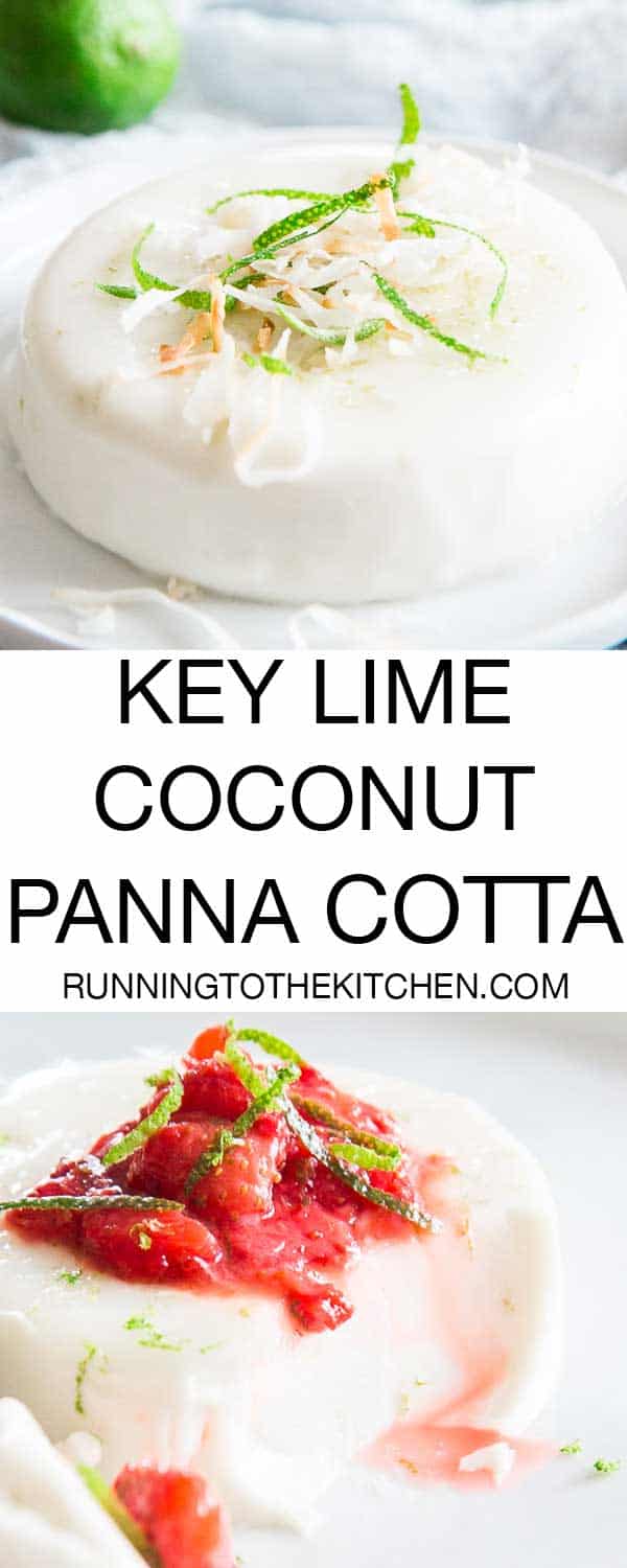 Make this key lime coconut panna cotta at home with this simple low-carb, healthier recipe. It's creamy, decadent and full of flavor.