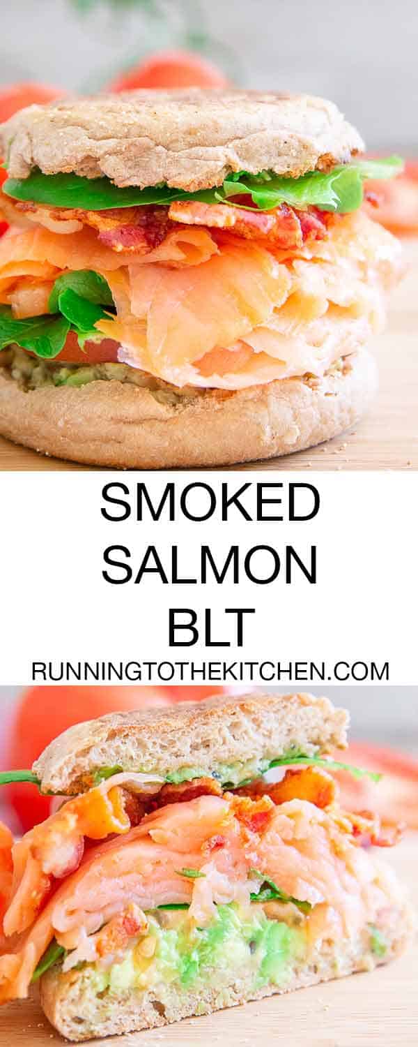 Step up your BLT game with this smashed avocado smoked salmon BLT, an easy and incredibly delicious breakfast or lunch. 