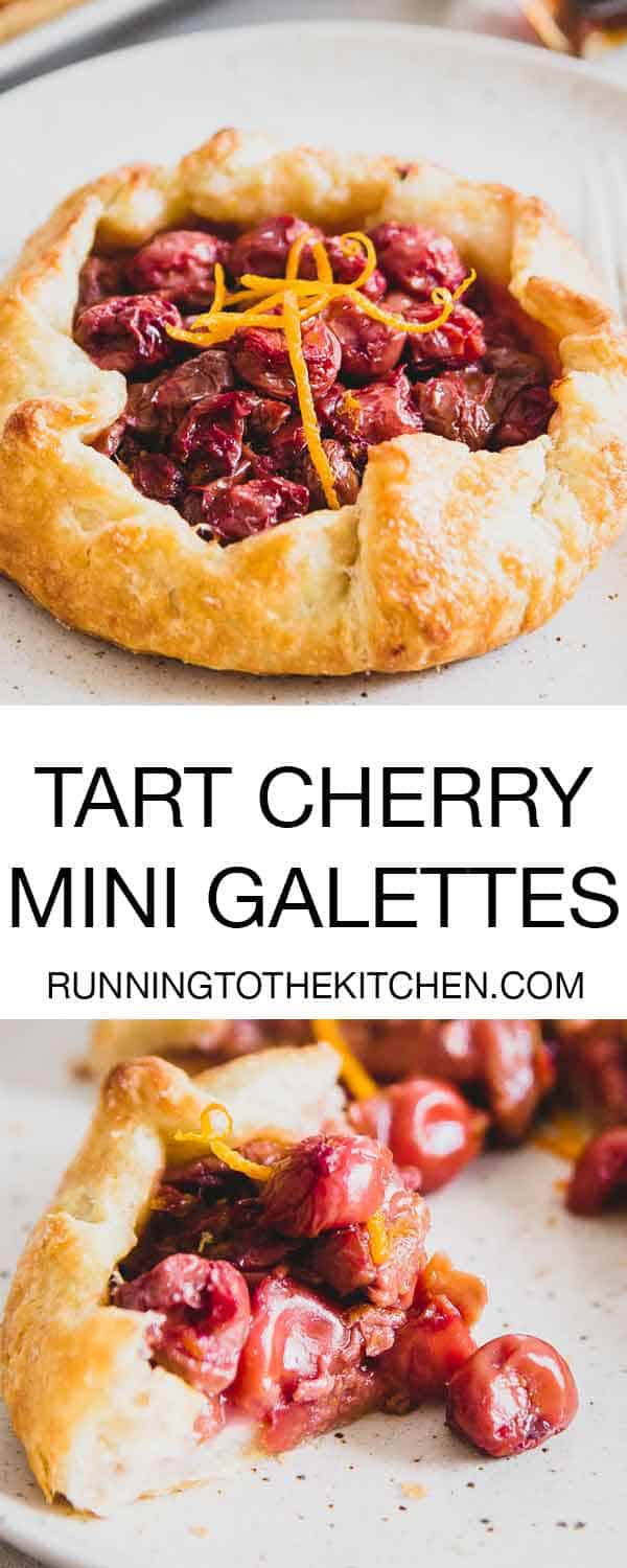 Galettes are even easier than traditional pie - try one of these mini tart cherry and orange galettes for a simple yet stunning dessert.