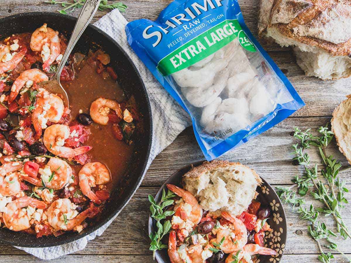 This Greek shrimp dish is healthy and delicious and ready in just 30 minutes.