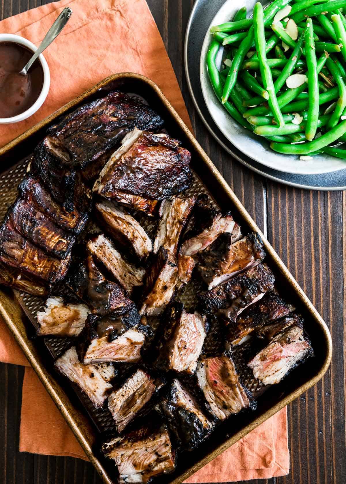 Learn how to cook lamb ribs on the grill with this easy BBQ lamb ribs recipe.