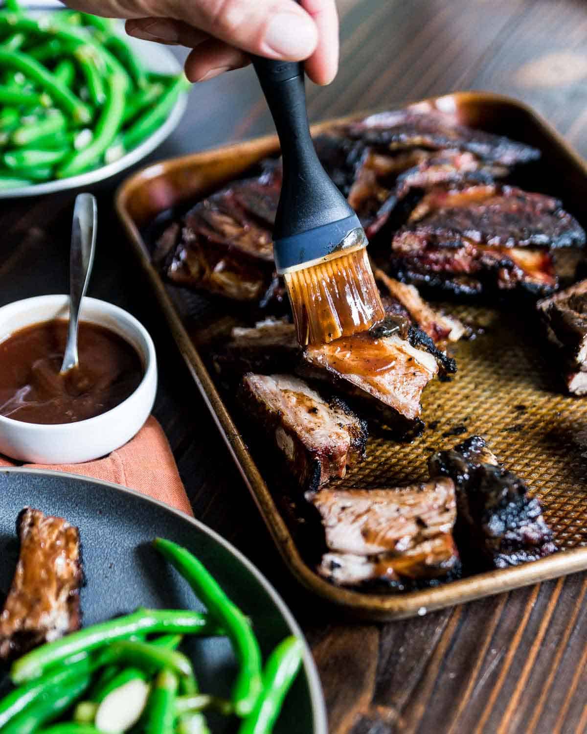 BBQ lamb ribs are an easy grilled recipe perfect for summer.