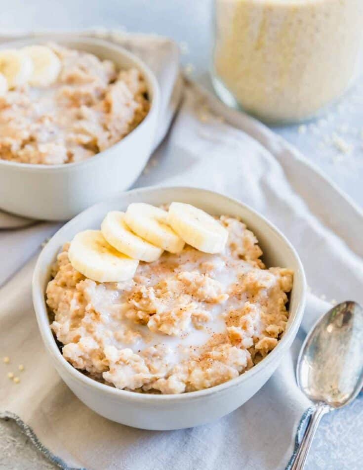 Creamy Millet Porridge Slow Cooker Millet Breakfast