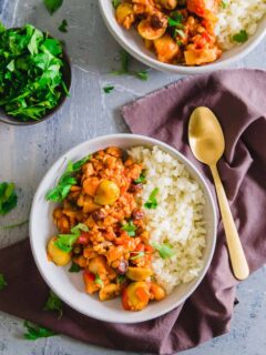 tempeh picadillo made in the Instant Pot