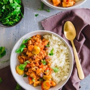 tempeh picadillo made in the Instant Pot