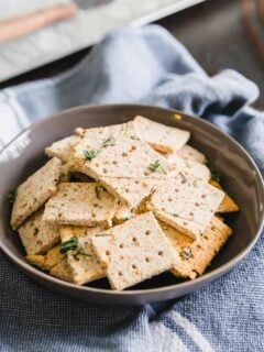 almond pulp crackers