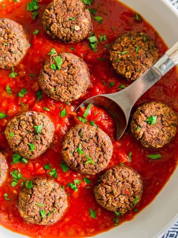 black bean meatballs