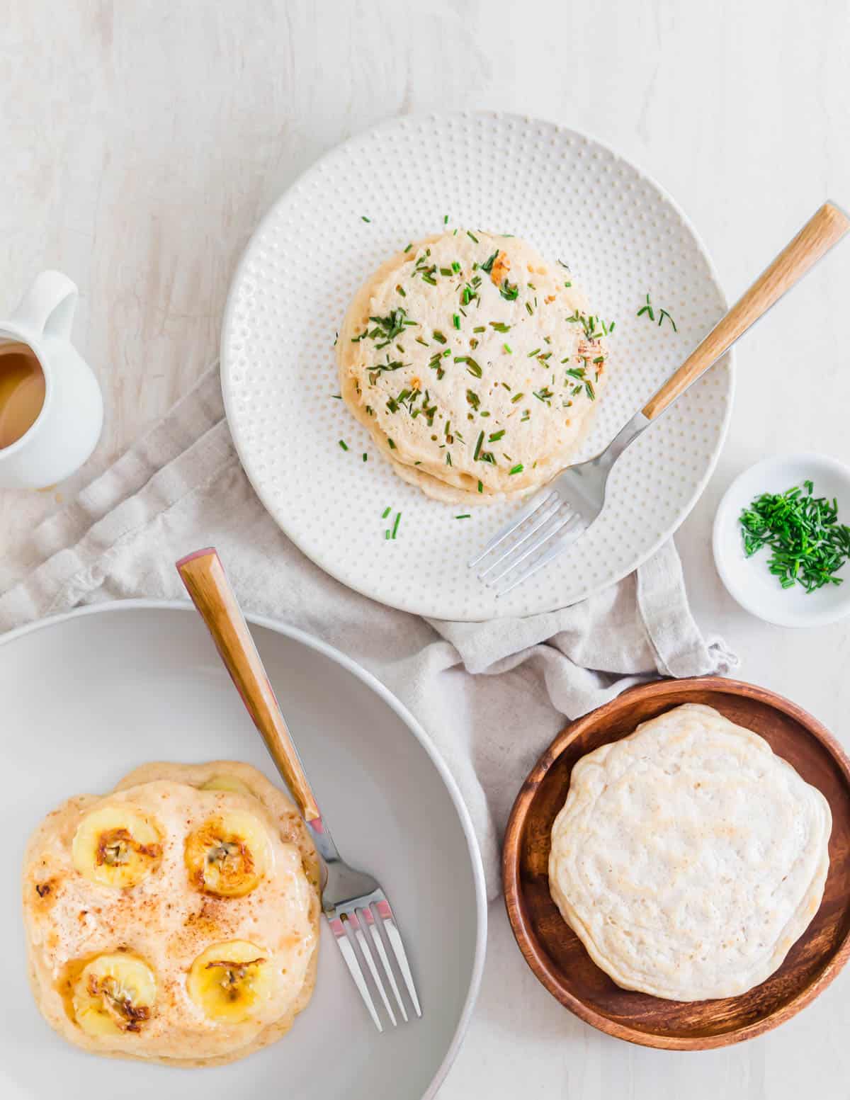 Don't throw out your sourdough discard, use it to make these simple 1-ingredient pancakes in a plain, sweet or savory variety.