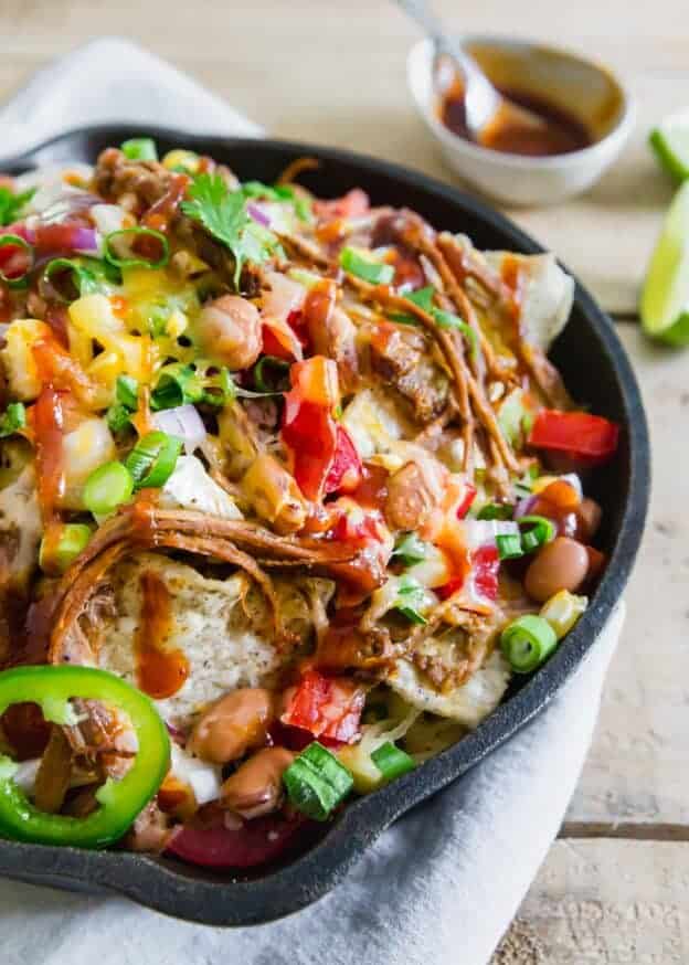 Brisket Nachos Loaded BBQ Beef Brisket Nacho Recipe