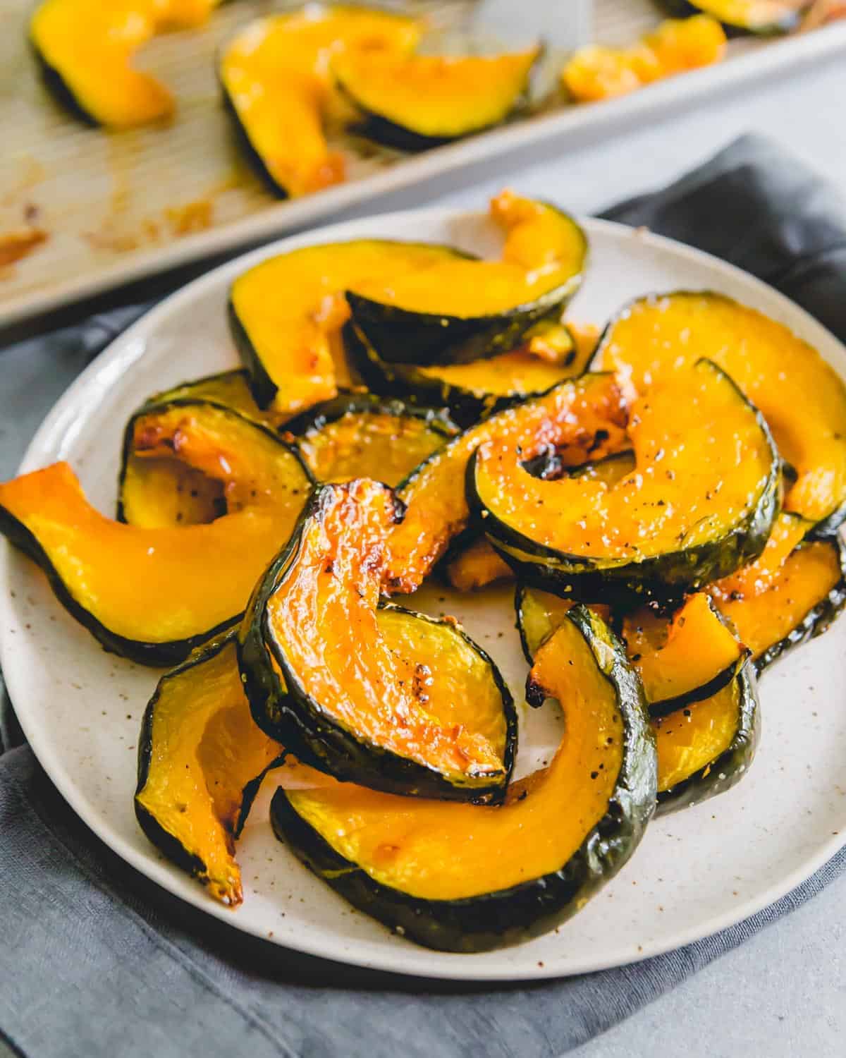 Buttercup squash is an often overlooked member of the fall squash family. Learn the best ways to cook it including this simple method for roasting in the oven until sweet and caramelized.