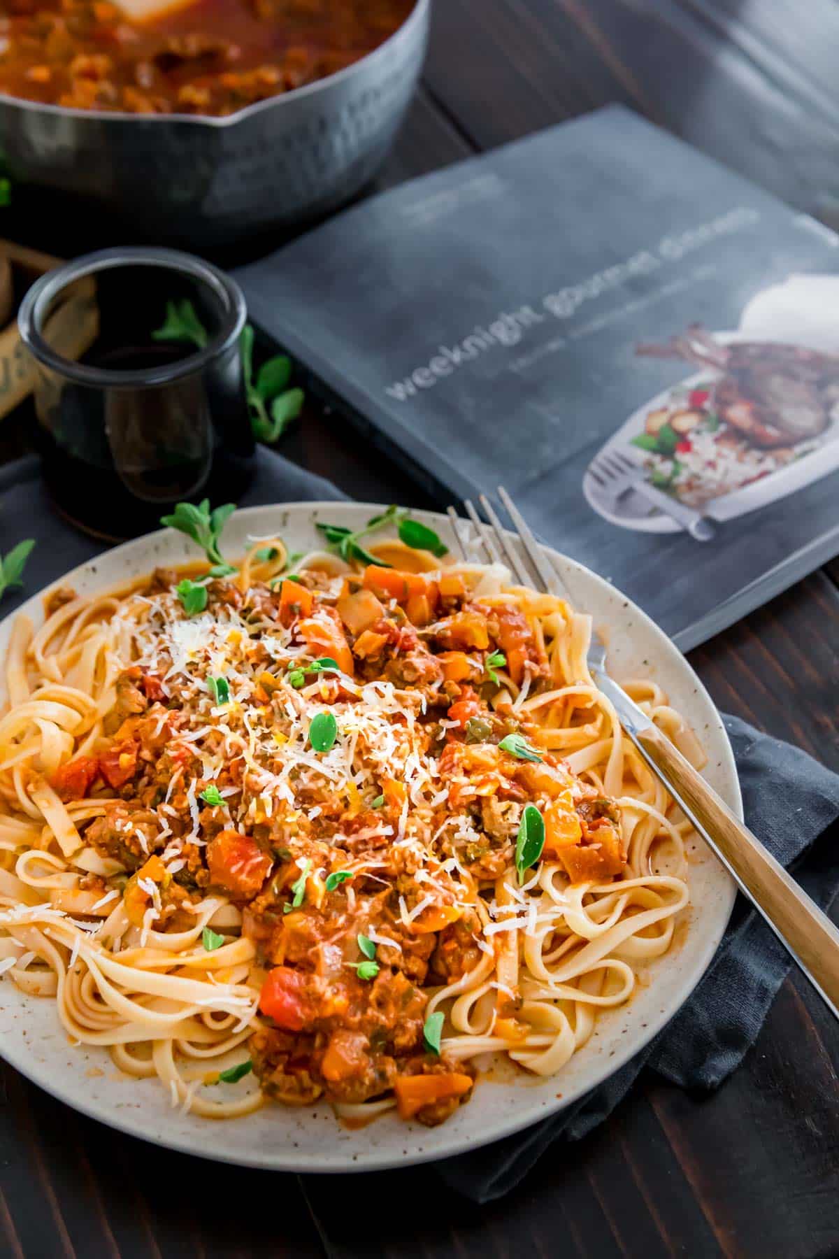 Classic Instant Pot bolognese from Weeknight Gourmet Dinners