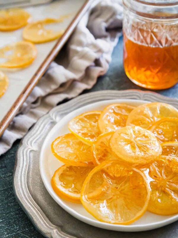 candied lemon slices