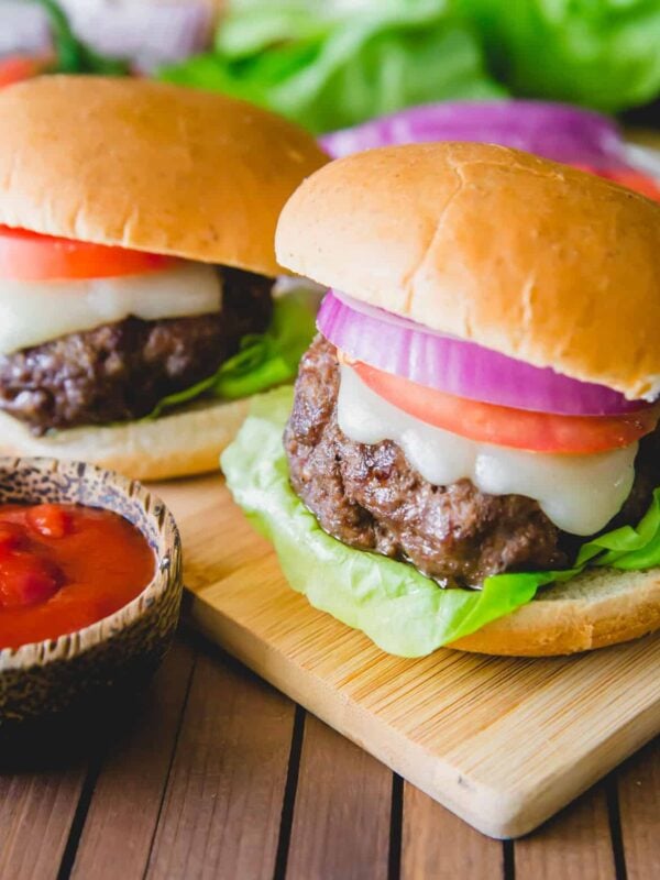 elk burgers.