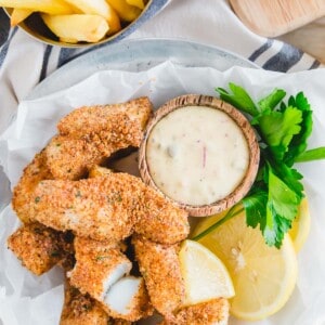 Crispy air fryer fish stick recipe