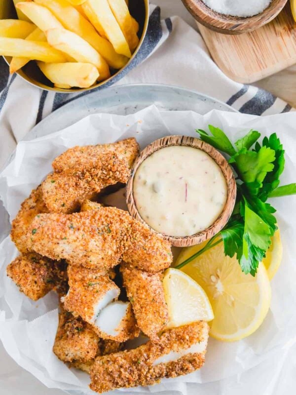 Crispy air fryer fish stick recipe