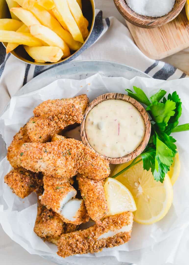 Crispy Homemade Air Fryer Fish Sticks GlutenFree Recipe