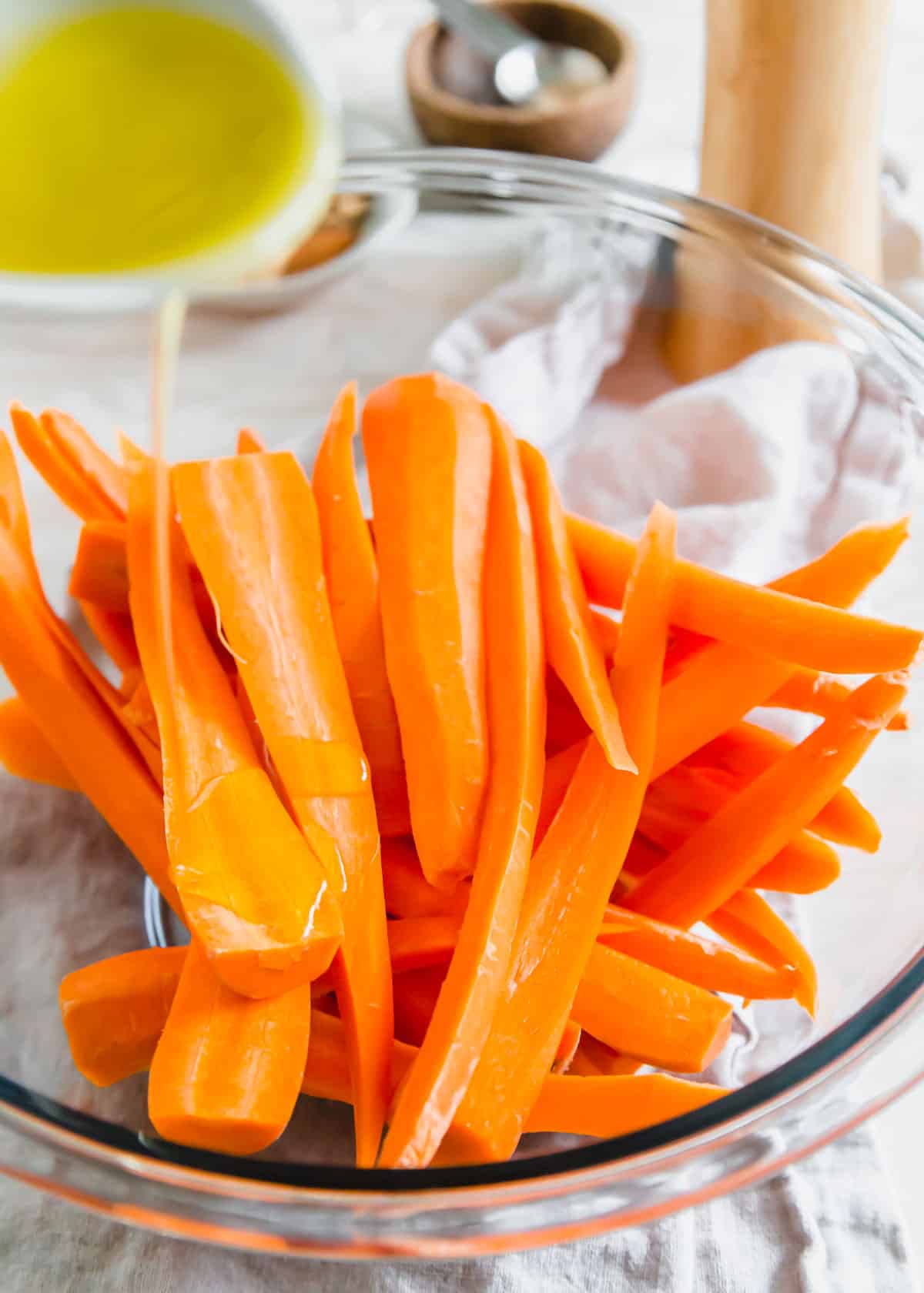 Turn carrots into a delicious spiced side dish in your air fryer with this simple recipe.