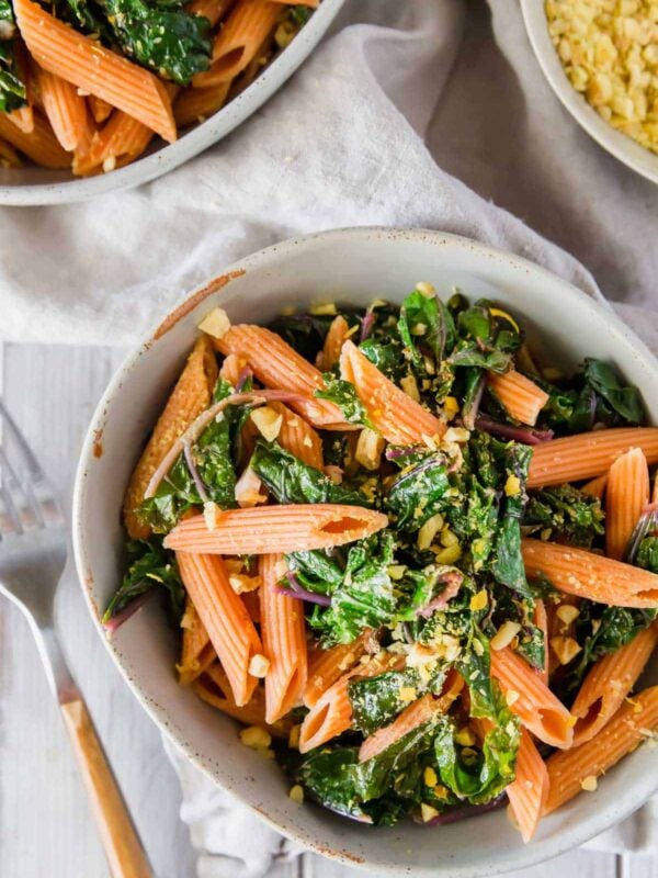 red lentil pasta