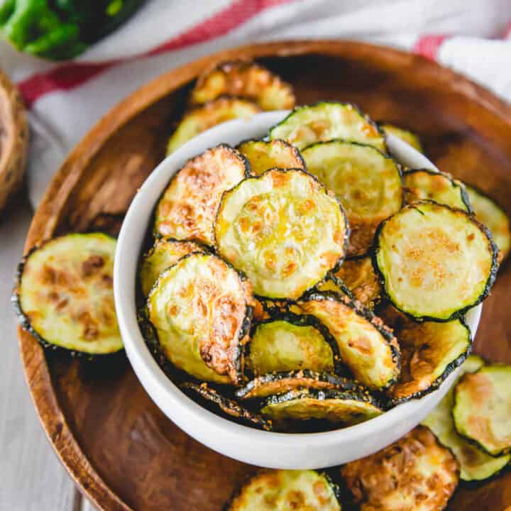 Air Fryer Zucchini Chips - Easy No Breading Recipe