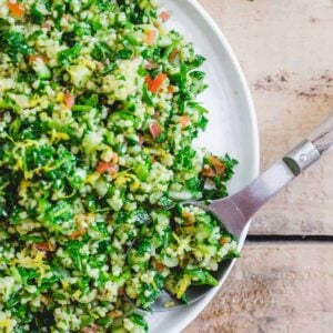 gluten-free millet tabbouleh