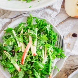 mizuna lettuce salad