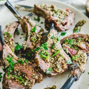 Za'atar Grilled Rack of Lamb