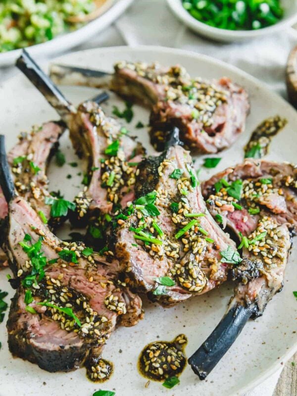 Za'atar Grilled Rack of Lamb