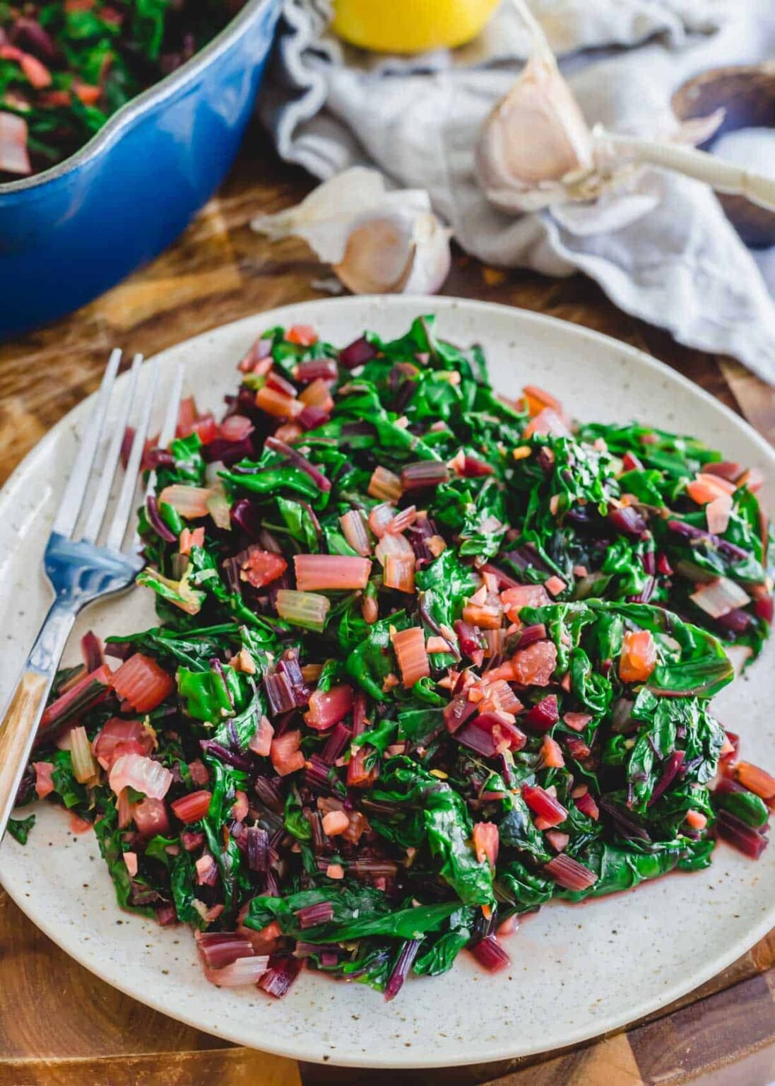 Easy Sautéed Greens Recipe Sautéed Beet Greens and Swiss Chard