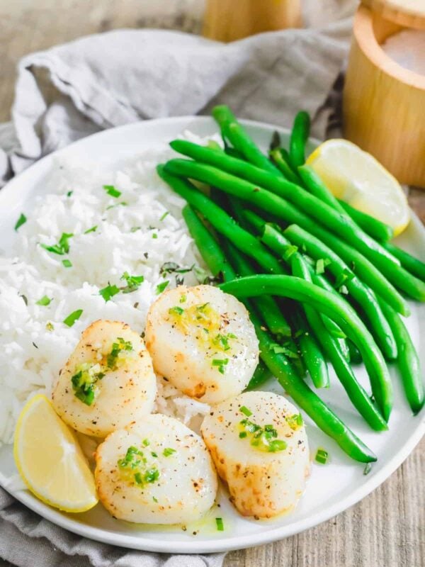 Air fryer scallops