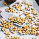 Roasted delicata squash seeds.