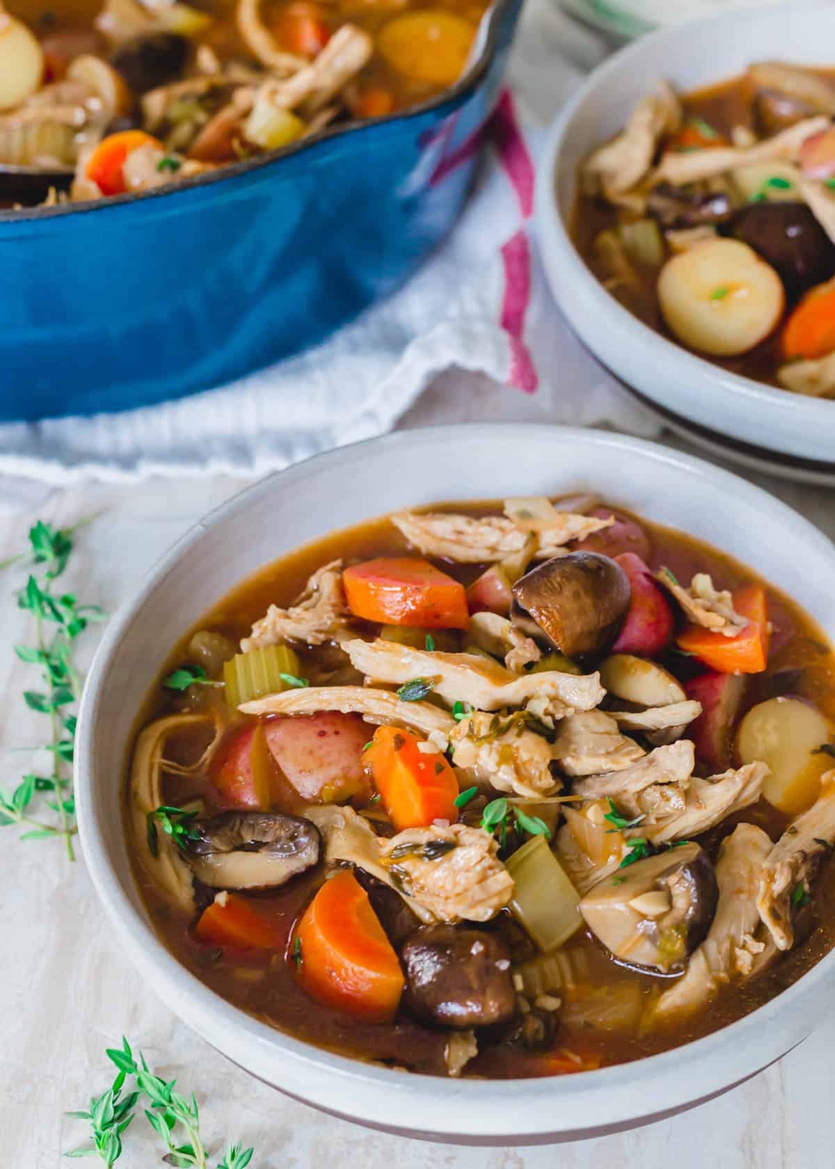Turkey stew recipe.
