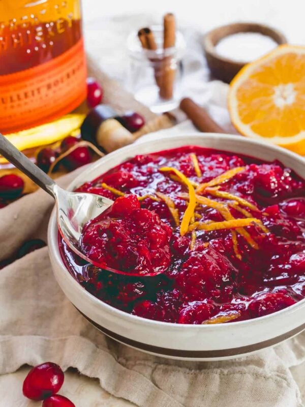 Bourbon cranberry sauce.