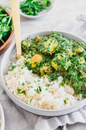 Chicken saag.