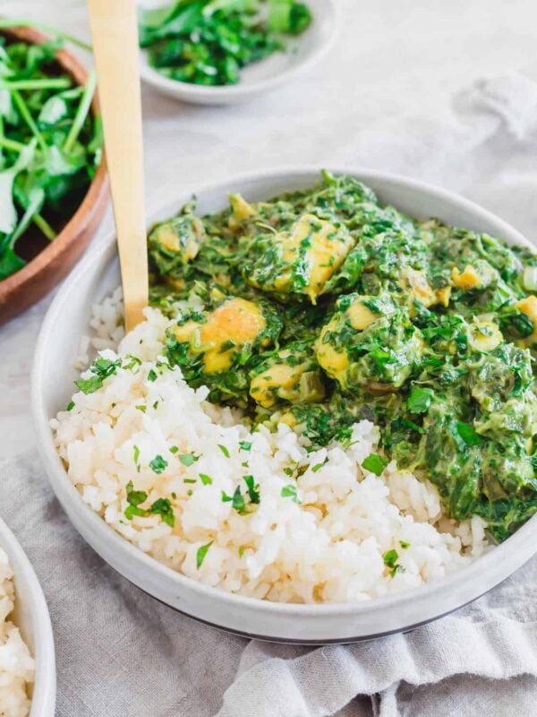 Chicken saag.